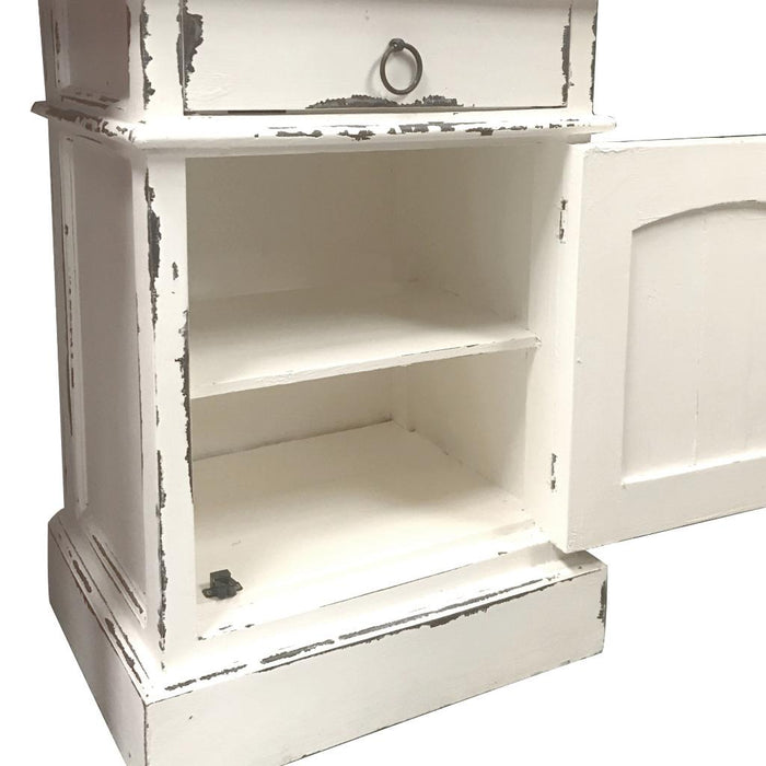 Sunset Trading Cottage Nightstand | Distressed White Solid Wood | Fully Assembled End Table -  Chapter 11 Furniture (Lewiston, Maine)