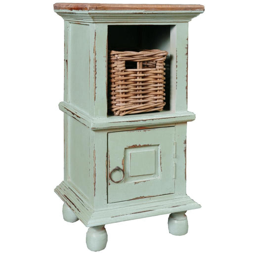 Sunset Trading Cottage End Table with Basket -  Chapter 11 Furniture (Lewiston, Maine)