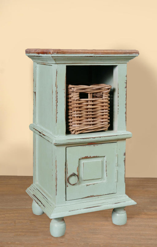 Sunset Trading Cottage End Table with Basket -  Chapter 11 Furniture (Lewiston, Maine)