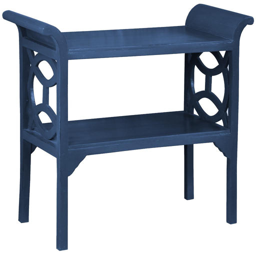 Sunset Trading Cottage Blue Accent Table Console | Navy Blue Solid Wood | Fully Assembled Server -  Chapter 11 Furniture (Lewiston, Maine)