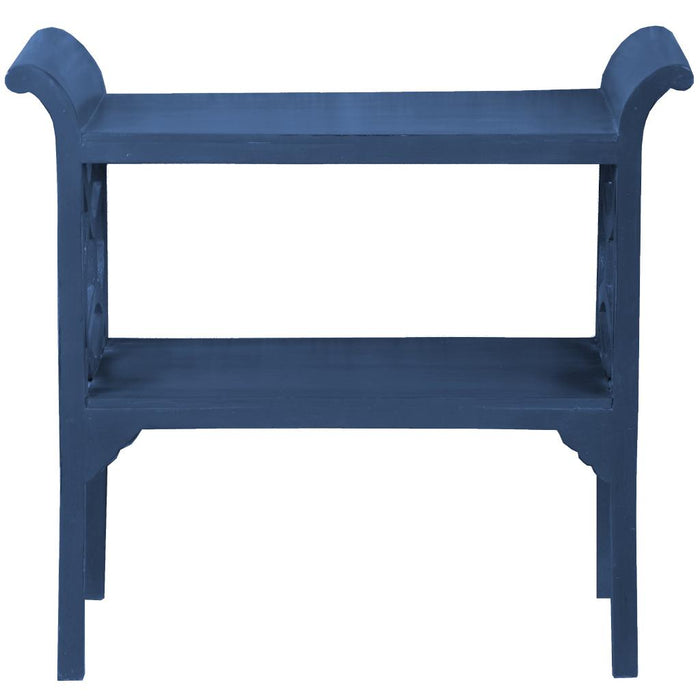 Sunset Trading Cottage Blue Accent Table Console | Navy Blue Solid Wood | Fully Assembled Server -  Chapter 11 Furniture (Lewiston, Maine)