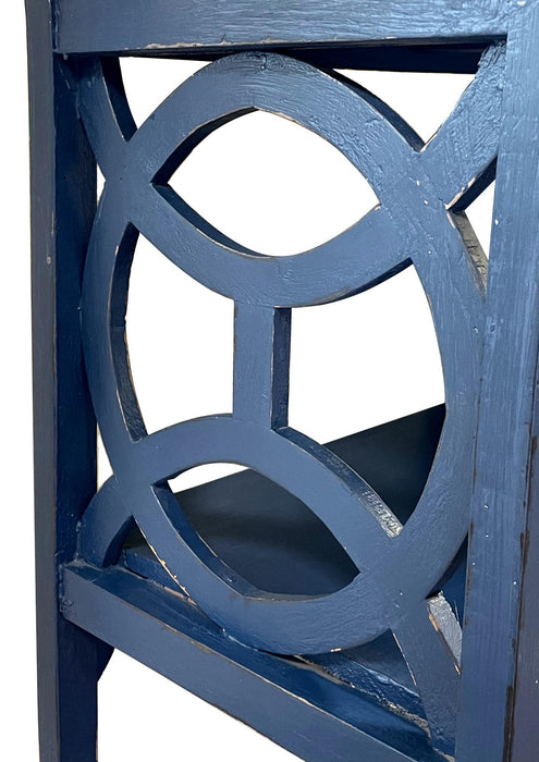 Sunset Trading Cottage Blue Accent Table Console | Navy Blue Solid Wood | Fully Assembled Server -  Chapter 11 Furniture (Lewiston, Maine)