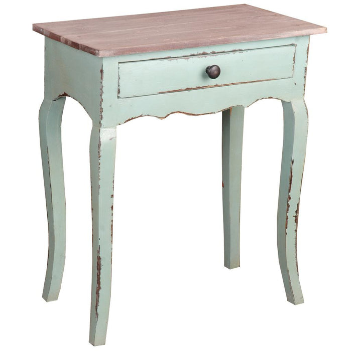 Sunset Trading Cottage Table | Bahama Blue/Natural Limewash Solid Wood | Fully Assembled -  Chapter 11 Furniture (Lewiston, Maine)