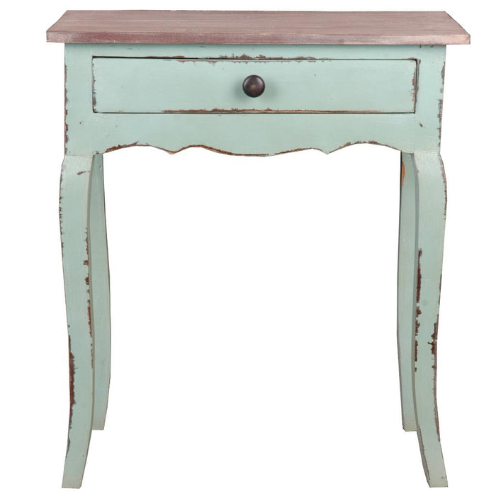 Sunset Trading Cottage Table | Bahama Blue/Natural Limewash Solid Wood | Fully Assembled -  Chapter 11 Furniture (Lewiston, Maine)