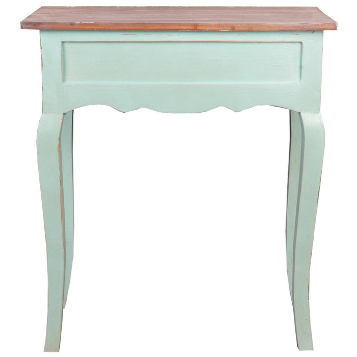 Sunset Trading Cottage Table | Bahama Blue/Natural Limewash Solid Wood | Fully Assembled -  Chapter 11 Furniture (Lewiston, Maine)