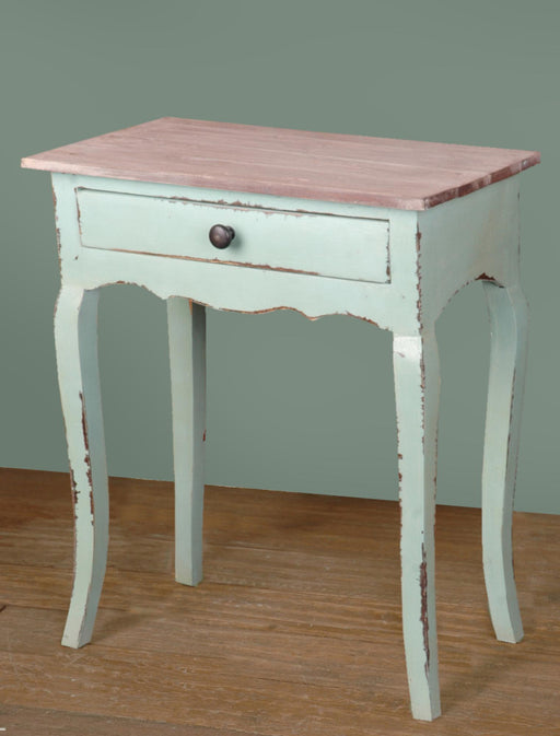 Sunset Trading Cottage Table | Bahama Blue/Natural Limewash Solid Wood | Fully Assembled -  Chapter 11 Furniture (Lewiston, Maine)