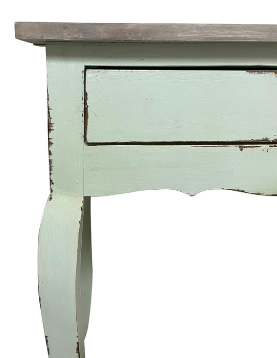 Sunset Trading Cottage Table | Bahama Blue/Natural Limewash Solid Wood | Fully Assembled -  Chapter 11 Furniture (Lewiston, Maine)