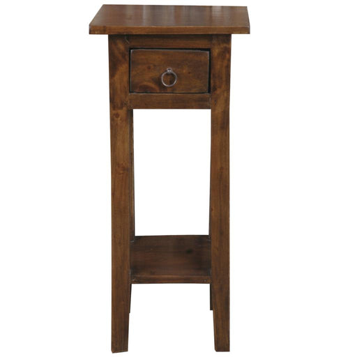 Sunset Trading Cottage Narrow Side End Table | Java Brown Solid Wood | Fully Assembled Small Nightstand -  Chapter 11 Furniture (Lewiston, Maine)