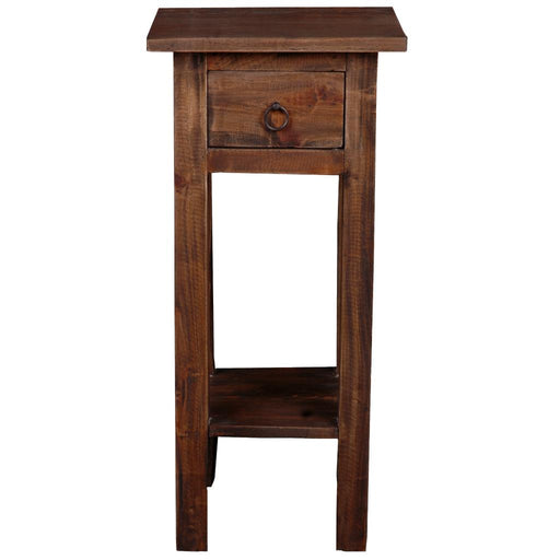 Sunset Trading Cottage Narrow Side End Table | Raftwood Brown Solid Wood | Fully Assembled Small Nightstand -  Chapter 11 Furniture (Lewiston, Maine)
