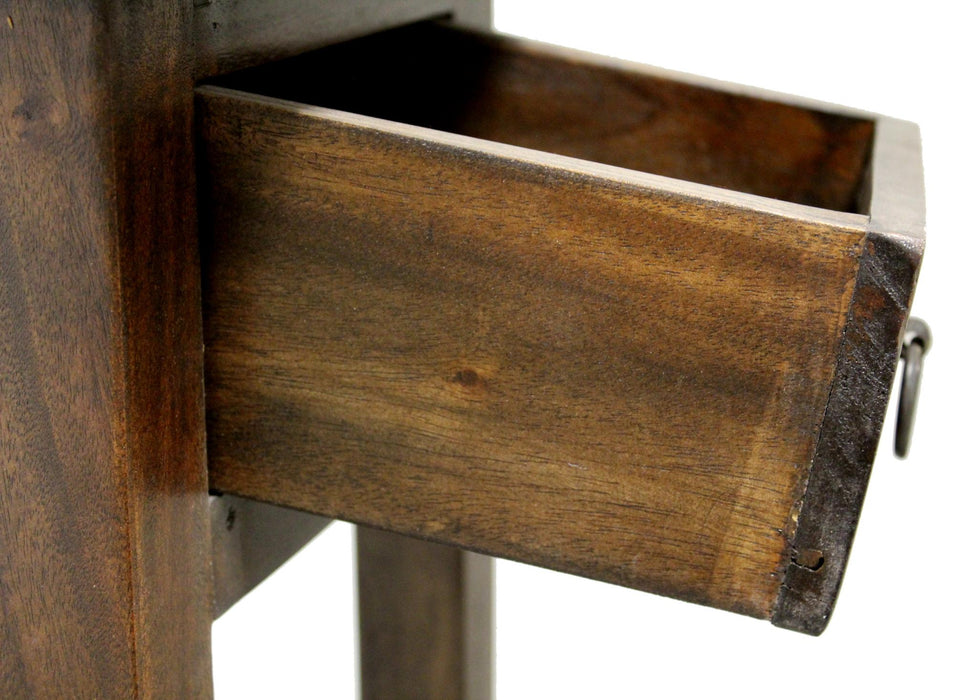 Sunset Trading Cottage Narrow Side End Table | Java Brown Solid Wood | Fully Assembled Small Nightstand -  Chapter 11 Furniture (Lewiston, Maine)