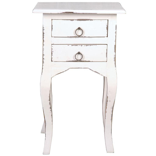Sunset Trading Cottage Side End Table | Distressed White Solid Wood | Fully Assembled -  Chapter 11 Furniture (Lewiston, Maine)