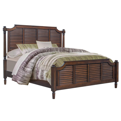 Sunset Trading Bahama Shutter Wood King Bed | Tropical Walnut Brown -  Chapter 11 Furniture (Lewiston, Maine)