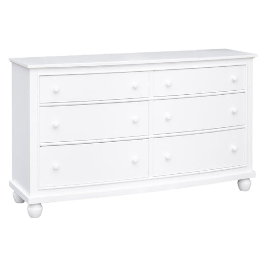 Sunset Trading White Shutter Wood 6 Drawer Double Dresser -  Chapter 11 Furniture (Lewiston, Maine)