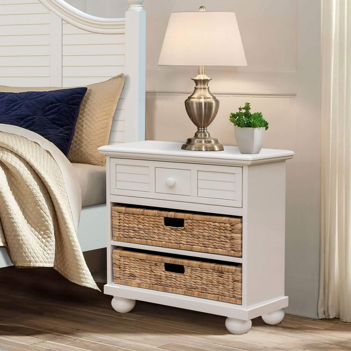Sunset Trading Ice Cream at the Beach Nightstand |2 Baskets Drawer | End Table | Fully Assembled -  Chapter 11 Furniture (Lewiston, Maine)
