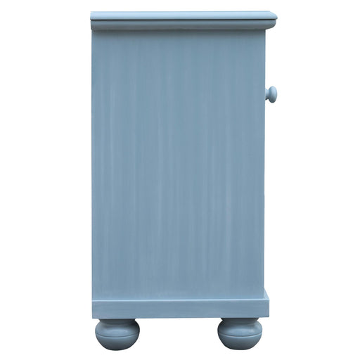 Sunset Trading Cool Breeze Nightstand | 2 Shelf Baskets Drawer | End Table | Beach Blue | Fully Assembled -  Chapter 11 Furniture (Lewiston, Maine)