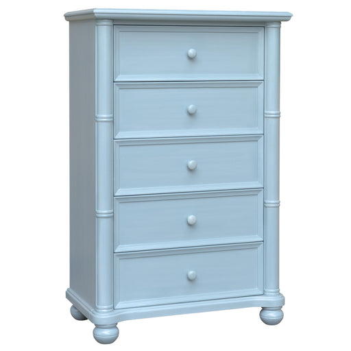 Sunset Trading Cool Breeze 5 Drawer Bedroom Chest | Beach Blue | Fully Assembled -  Chapter 11 Furniture (Lewiston, Maine)