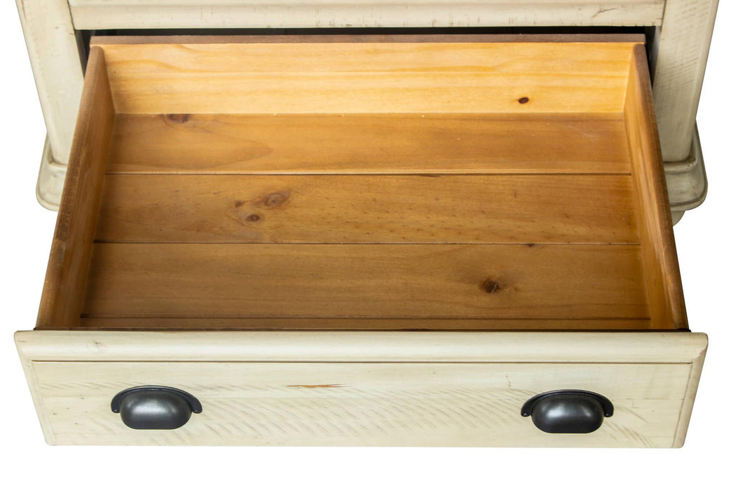 Sunset Trading Shades of Sand 3 Drawer Nightstand | Cream/Walnut Brown Solid Wood -  Chapter 11 Furniture (Lewiston, Maine)