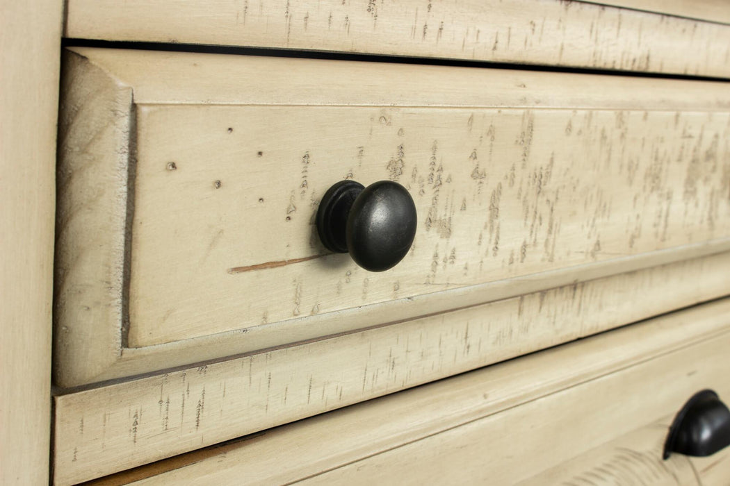 Sunset Trading Shades of Sand 3 Drawer Nightstand | Cream/Walnut Brown Solid Wood -  Chapter 11 Furniture (Lewiston, Maine)