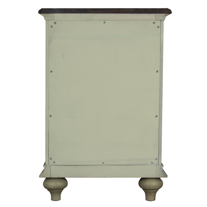 Sunset Trading Shades of Sand Nightstand | Narrow | Drawer | Cabinet | Cream/Walnut Brown Solid Wood -  Chapter 11 Furniture (Lewiston, Maine)