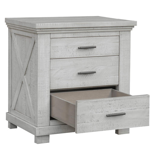 Sunset Trading Crossing Barn 3 Drawer Bedroom Nightstand | Gray Acacia Wood -  Chapter 11 Furniture (Lewiston, Maine)
