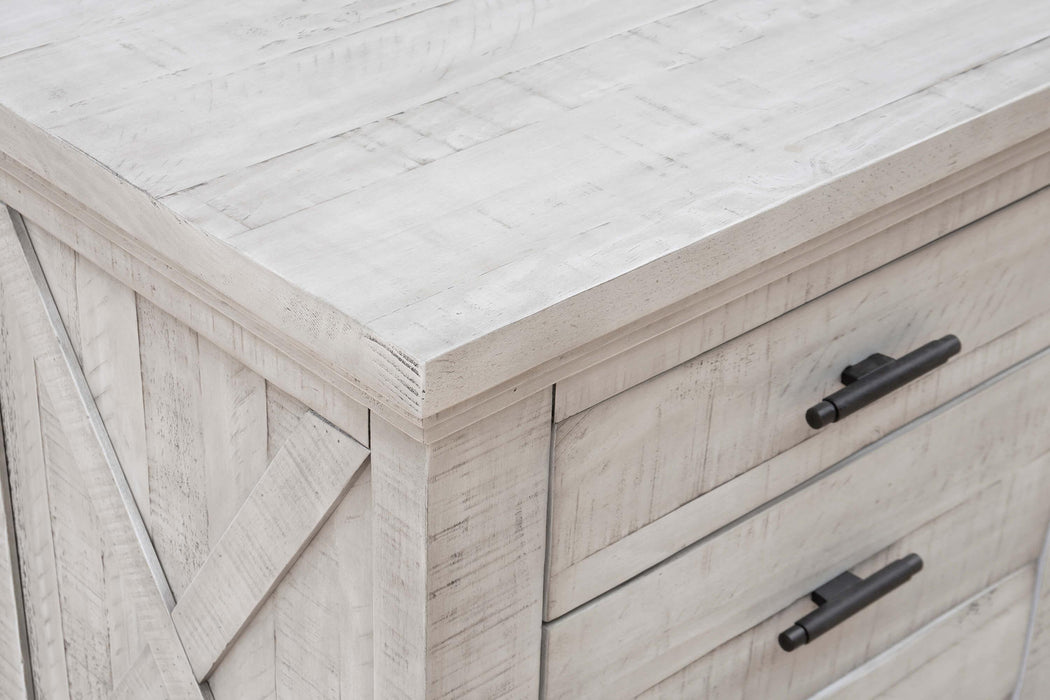 Sunset Trading Crossing Barn 3 Drawer Bedroom Nightstand | Gray Acacia Wood -  Chapter 11 Furniture (Lewiston, Maine)