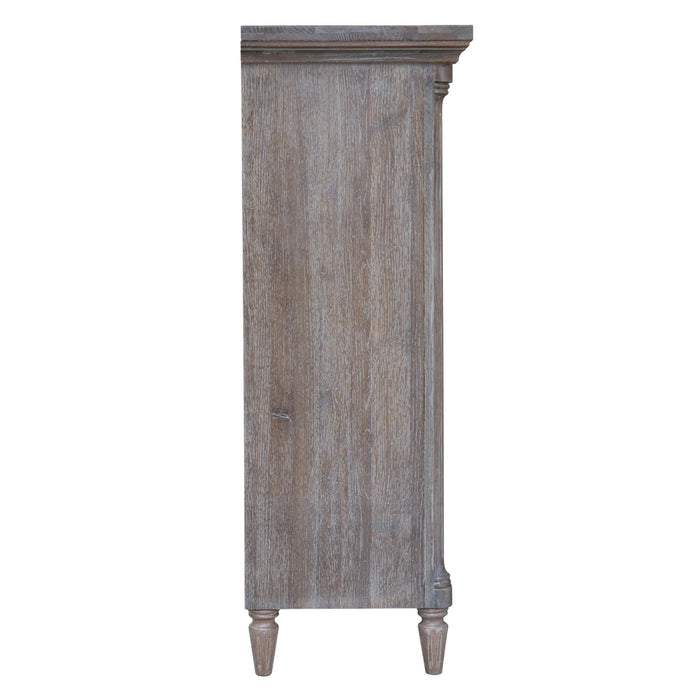 Sunset Trading Fawn Gray 6 Drawer Bedroom Chest| Light Grey Solid Acacia Wood | Fully Assembled -  Chapter 11 Furniture (Lewiston, Maine)