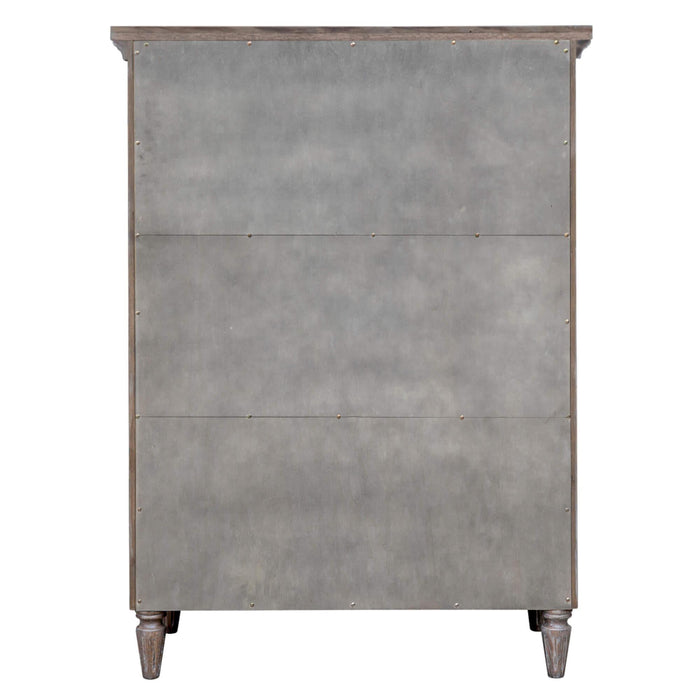 Sunset Trading Fawn Gray 6 Drawer Bedroom Chest| Light Grey Solid Acacia Wood | Fully Assembled -  Chapter 11 Furniture (Lewiston, Maine)