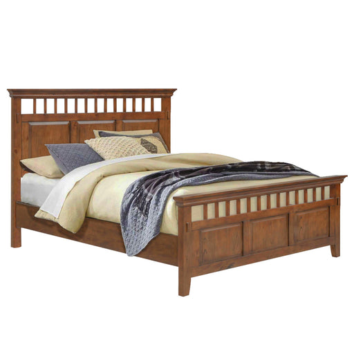 Sunset Trading Mission Bay Queen Bed | Amish Brown Solid Wood | Panel Headboard and Footboard -  Chapter 11 Furniture (Lewiston, Maine)