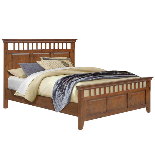 Sunset Trading Mission Bay King Bed | Amish Brown Solid Wood | Panel Headboard and Footboard | Master Bedroom Furniture -  Chapter 11 Furniture (Lewiston, Maine)