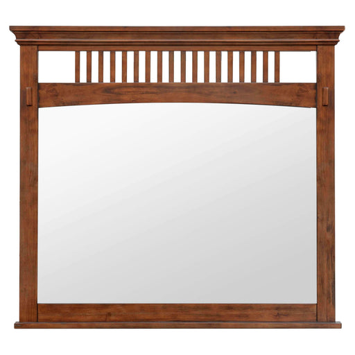 Sunset Trading Mission Bay Bedroom Dresser Mirror | Amish Brown Solid Wood Frame | Beveled Glass | Vertical Wall Hanging -  Chapter 11 Furniture (Lewiston, Maine)
