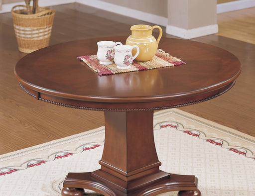 Sunset Trading Bellagio 48" Round Dining and Poker Table | Reversible Game Top | Brown Cherry Wood | Seats 6 -  Chapter 11 Furniture (Lewiston, Maine)