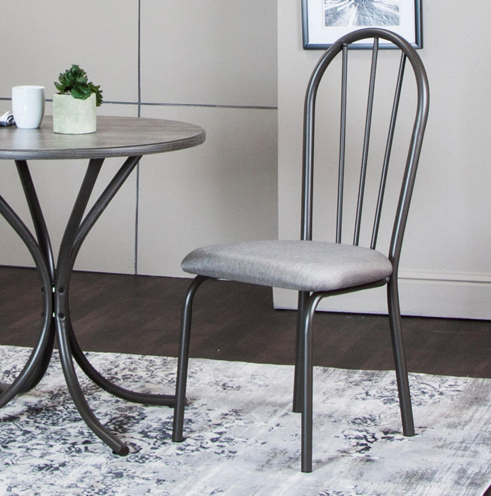 Sunset Trading Steel Gray Dining Chair | Set of 2 -  Chapter 11 Furniture (Lewiston, Maine)