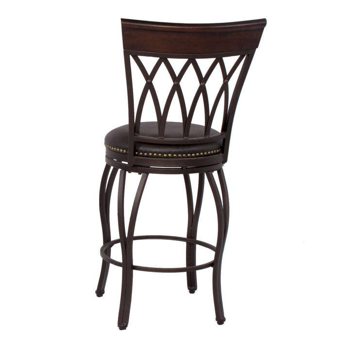 Sunset Trading 24" Victoria Highback Swivel Counter Stool