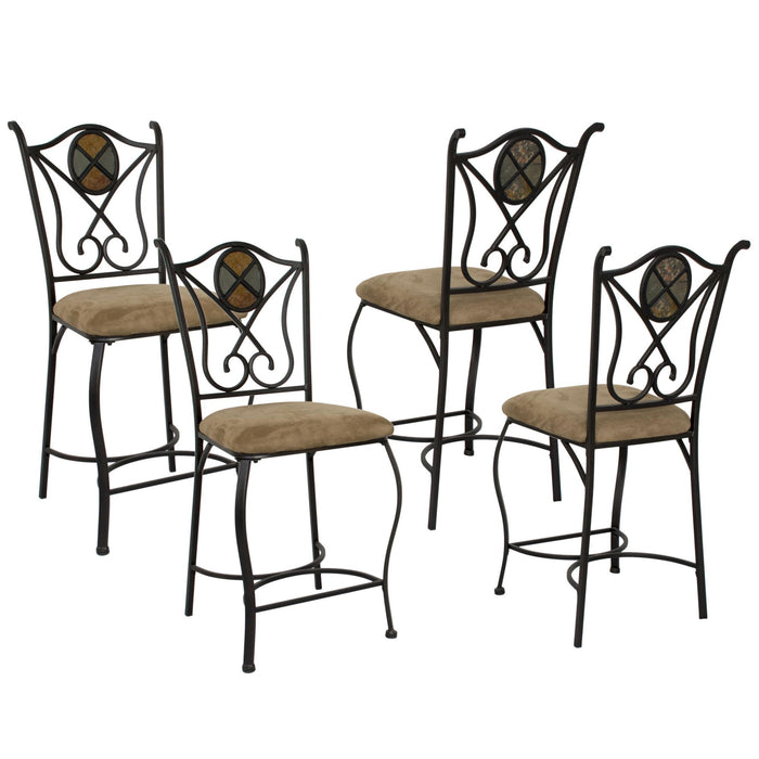 Sunset Trading 24" Vail Barstools |Set of 4