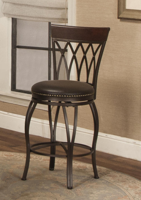 Sunset Trading 24" Victoria Highback Swivel Counter Stool