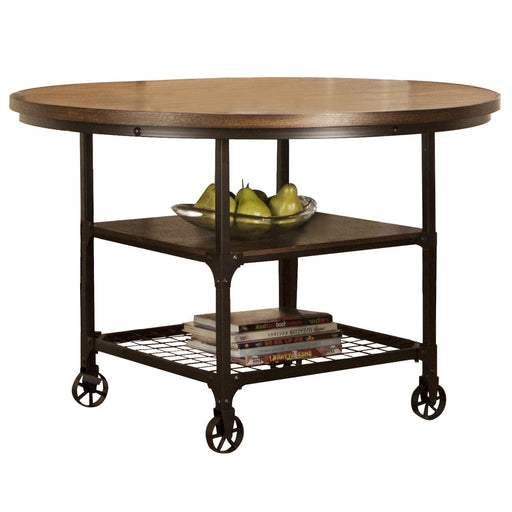 Sunset Trading Rustic Elm Industrial Table -  Chapter 11 Furniture (Lewiston, Maine)