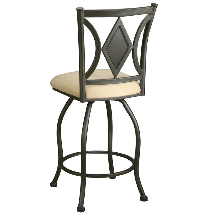 Sunset Trading 24" Dart Swivel Barstool | Set of 2