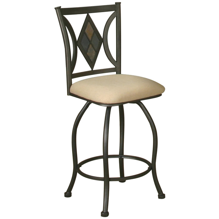 Sunset Trading 24" Dart Swivel Barstool | Set of 2