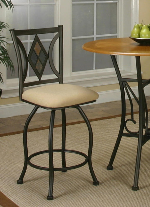 Sunset Trading 24" Dart Swivel Barstool | Set of 2