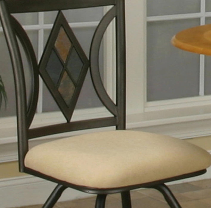 Sunset Trading 24" Dart Swivel Barstool | Set of 2