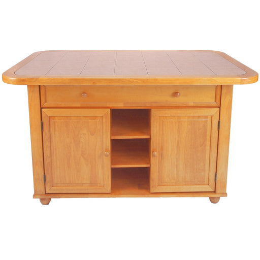 Sunset Trading Light Oak Kitchen Island | Terracotta Rose Tile Top -  Chapter 11 Furniture (Lewiston, Maine)