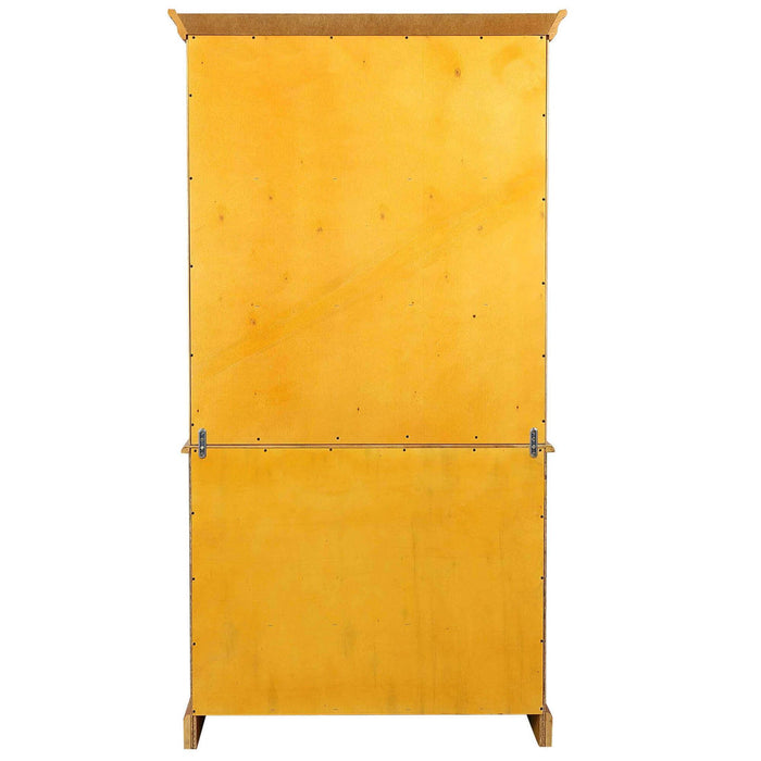 Sunset Trading Oak Selections Keepsake Buffet and Lighted Hutch | Light Oak -  Chapter 11 Furniture (Lewiston, Maine)