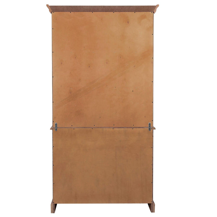 Sunset Trading Oak Selections Keepsake Buffet and Lighted Hutch | Nutmeg Brown and Light Oak -  Chapter 11 Furniture (Lewiston, Maine)