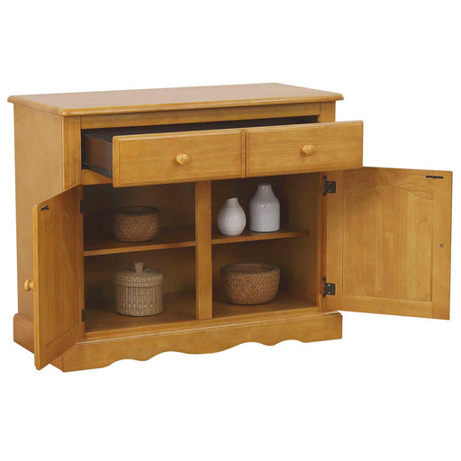 Sunset Trading Oak Selections Keepsake Buffet | Light Oak -  Chapter 11 Furniture (Lewiston, Maine)