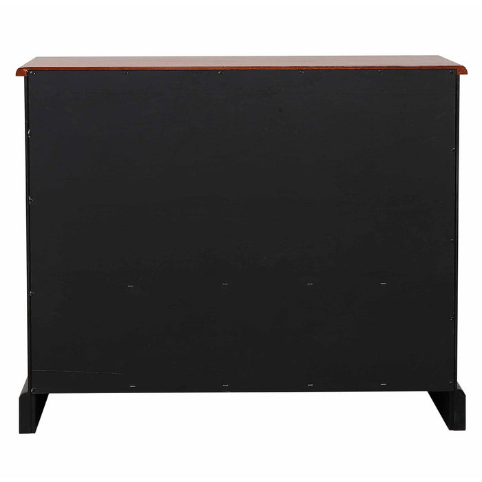 Sunset Trading Black Cherry Selections Keepsake Buffet | Antique Black and Cherry