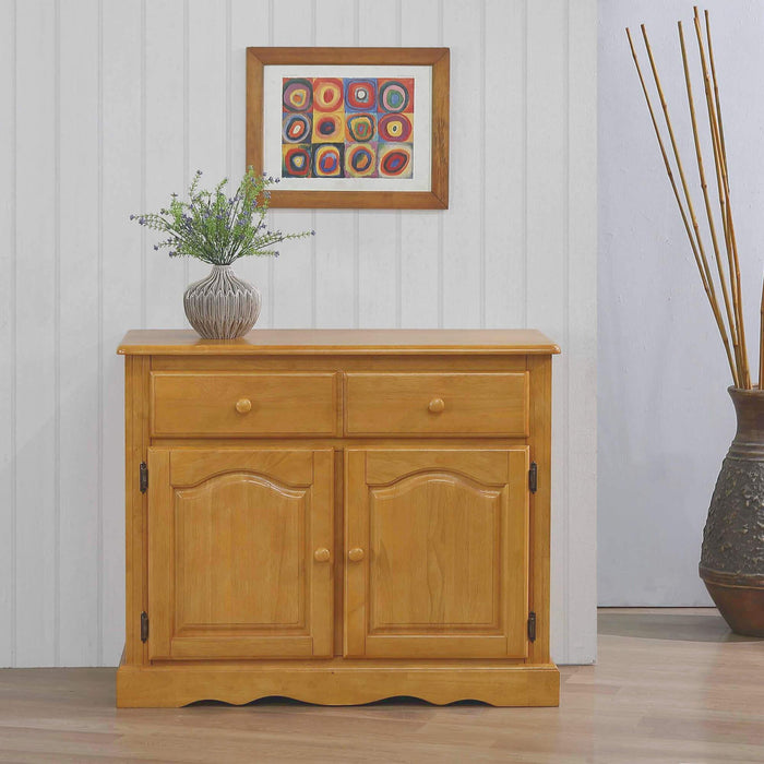 Sunset Trading Oak Selections Keepsake Buffet | Light Oak -  Chapter 11 Furniture (Lewiston, Maine)