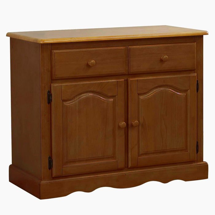 Sunset Trading Oak Selections Keepsake Buffet | Nutmeg Brown and Light Oak
