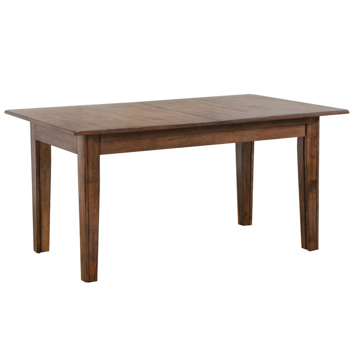 Sunset Trading Simply Brook 11 Piece 134" Rectangular Extendable Table Dining Set | Amish Brown | Seats 12 -  Chapter 11 Furniture (Lewiston, Maine)
