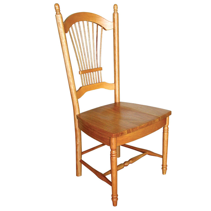 Sunset Trading Oak Selections Allenridge Dining Chair | Light Oak | Set of 2