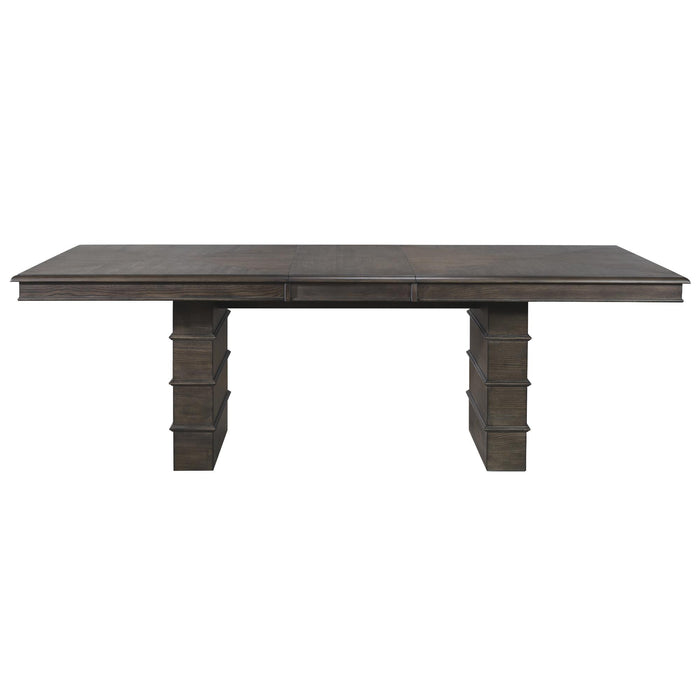 Sunset Trading Cali 96" Rectangular Extendable Dining Table | Brown Solid Wood | Seats 8 -  Chapter 11 Furniture (Lewiston, Maine)